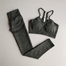2-teilige Trainingskleidung für Frauen, nahtlose Leggings, Sport-BH, Frau, Laufsport, Sportbekleidung, Sportbekleidung, Yoga-Set