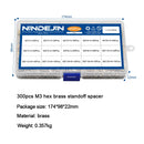 300 teile/satz M3 Männlich Weiblich Hex Messing Abstandshalter Sortiment Kit hexagon gold pcb abstandshalter Säule Motherboard abstandshalter