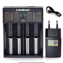 Liitokala Lii402 Lii202 Lii100 LiiS1 18650 Ladegerät 1,2 V 3,7 V 3,2 V AA/AAA 26650 NiMH Li-Ionen-Akku Smart Charger 5 V 2 A EU-Stecker
