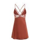 Women Sexy Robe Set Sleepwear Faux Silk Kimono Gown Lacee Lingerie Nightdress Soft Perspective Bridal Wedding Gift