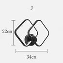 LED Wandleuchte Schlafzimmer Licht Nordic Wandleuchten Dimmbar Wohnzimmer Wand Nachttischlampe LED Wandleuchte für Badezimmer zu Hause