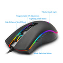 Redragon COBRA FPS M711-FPS RGB USB Wired Gaming Mouse 32000 DPI 9 Tasten Mäuse Programmierbar Ergonomisch Für Computer PC Gamer