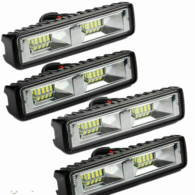 Faros delanteros LED de 12-24V para motocicleta, camión, barco, Tractor, remolque, luz de trabajo todoterreno, foco de luz de trabajo LED de 36W