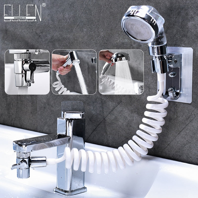 ELLEN Wasserhahn Externe Dusche Hand WC Wasserhahn Filter Flexibler Anzug Waschen Haar Haus Küche Waschbecken Wasserhahn Wassereinsparung EL1020