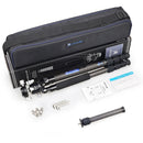 Kohlefaserstativ für Kamera Professionelles, leichtes, kompaktes Stativ für Reisekamerastativ mit Kugelkopf mit geringer Schwerkraft in der Mitte