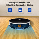 LIECTROUX C30B Roboter-Staubsauger AI-Kartennavigation, Speicher, intelligente Partition, WiFi-App, 6000-Pa-Saugleistung, elektrischer Wassertank, Nasswischer