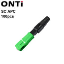 ONTi FTTH Embedded Fiber Optic Fast Connector SC APC Singlemode Glasfaseradapter SC UPC Cold Connection Schnelle Feldmontage
