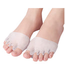 Almohadillas de silicona para el antepié, almohadillas para aliviar el dolor, separador de dedos, plantillas de Gel suave, Protector para dedos de los pies, almohadillas para tacones altos para el cuidado de los pies