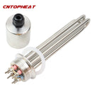 Elemento calentador de agua de acero inoxidable de 220V/380V, 9KW, 2 ", Tri abrazadera (OD64mm), calentador de inmersión eléctrico