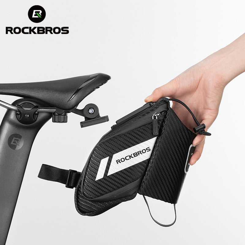 ROCKBROS 1.5L Fahrradtasche Wasserabweisend Langlebig Reflektierend MTB Rennrad Mit Wasserflaschentasche Fahrradtasche Zubehör