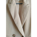 Frauen-Winter-Mantel-Wolle 2022 neue zweireihige Kaschmir-Weinlese-elegante Jacke Art- und Weiseoberbekleidung-weißer X-langer Mantel-Frau