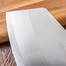 SHUOJI 4Cr13 cuchillo de Chef de 7 pulgadas cuchillos de cocina chinos carne pescado verduras cuchillo para rebanar hoja súper afilada cuchillo de carnicero de palisandro