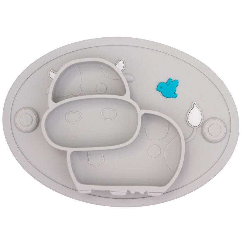 Qshare Baby Plate Dishes Tableware Children Food Feeding Container Placemat Kids Dishes Saucer Silicone Suction Bowl