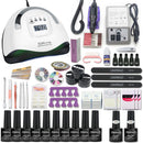 Maniküre-Set 120/114 W/54 W Nagellampe 20000 U/min Nagelbohrmaschine Erweiterungen Quick Building Gel Polish Set Soak Nail Art Kit