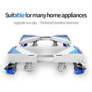 LVDIBAO Waschmaschinenständer Multifunktionaler, beweglicher, verstellbarer Sockel, mobile Rolle für Waschmaschinentrockner und Kühlschrank