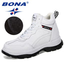 BONA, nuevo estilo de moda, Botas de nieve para Mujer, Botas de plataforma calientes de felpa para Mujer, Botas cálidas de invierno para Mujer, botines femeninos