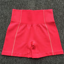 Yoga-Set Damen Ärmellos Sportanzug Workout Gym Kleidung Fitness Sport-BH Hohe Taille Shorts 2 Stück Utra Nahtlose Sportbekleidung