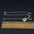 Edelstahl-Ohrringe Anti-verlorener Ohrclip Drahtlose Bluetooth-Kopfhörerhalter Zubehör Frauen Männer Ohrringe für Airpods