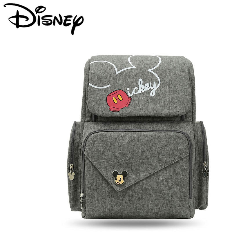 Disney Minnie Mickey Diaper Bag Baternity Baby Multifunctional Stroller Nappy Bag Travel Backpack For Mom USB Charging Large New