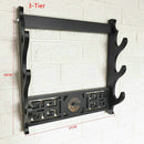 1/2/3 Layer Wall Mount Samurai Sword Holder Katana Stand Bracket Home Decor