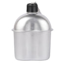 3-teiliges Kochgeschirr-Set aus Aluminium, militärische Kantine, Holzofen-Set mit Abdecktasche für Camping, Wandern, Rucksackreisen