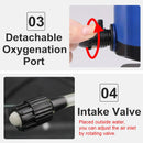 Sunsun Silent 4 in 1 Innenfilterpumpe für Aquarien Tauchbecken Wasserpumpe Filter Wave Surf Zirkulation Sauerstoffpumpe