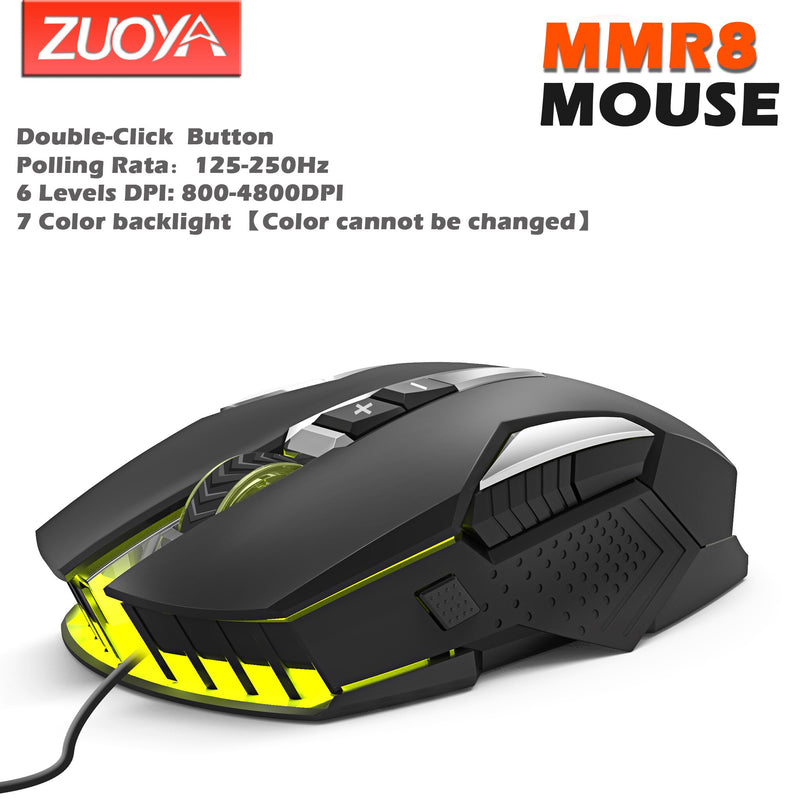 Original Wired RGB Gaming Mouse Optical Gamer Mice Adjustable DPI With Backlight For Laptop Computer PC Professional Game