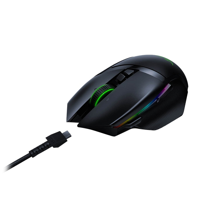 Razer Basilisk Ultimate Edition wireless gaming  mouse 20000DPI RGB base HyperSpeed wireless technology about 100h battery life