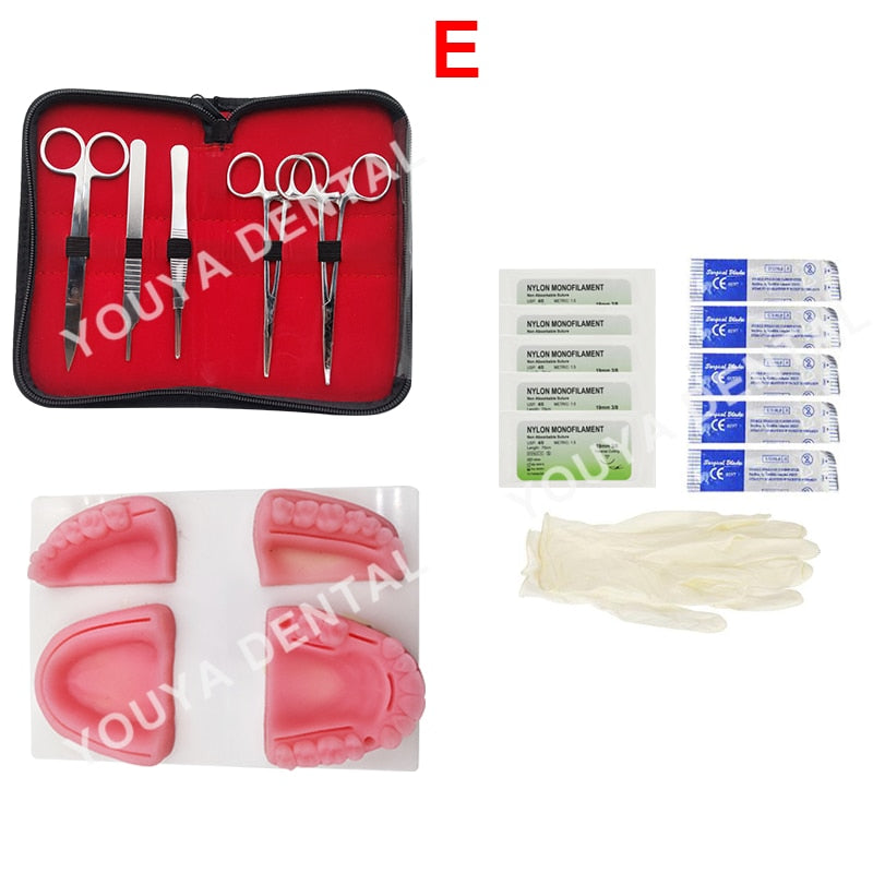 Dental Suture Kit Medical Skin Suture Surgical Training Kit Chirurgical Surgical Practice Set Oral Doctors Dental Teaching Model