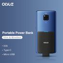 OISLE Mini Power Bank Schlankes externes tragbares Ladegerät für iPhone 13 11 12 X Samsung S8 Xiaomi P30 MI Huawei P40 Powerbank