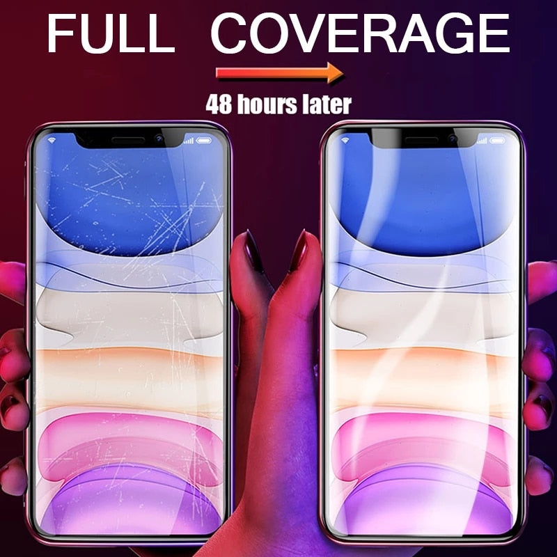 3D Full Cover Hydrogel Film On Screen Protector For iPhone 7 8 6 Plus For Apple iPhone X XR XS MAX 11 12 13 Pro Mini 2020