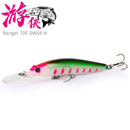 TSURINOYA Floating Minnow DW68 70F Angelköder 70 mm 5,2 g Ranger Profession Hartköder Jerkbait Crankbaits Swimbait Wobbler Köder