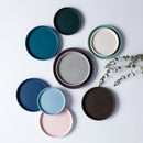 1pc New Nordic Style Ceramic Cement Flower Pot Tray Bottom Home Decoration Ceramic Garden Plate