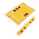 Grifflochsucher Türgriffknauf und Zugmontagelehre und Regalstiftlehre Bohrloch 5/6 mm Bohrführung Holzbearbeitungswerkzeuge