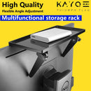 KAYQEE Desktop-Rack, verstellbares Bildschirmregal, TV-Aufbewahrungshalterung für Streaming-Geräte, Medienbox, Lautsprecher, Heimdekoration