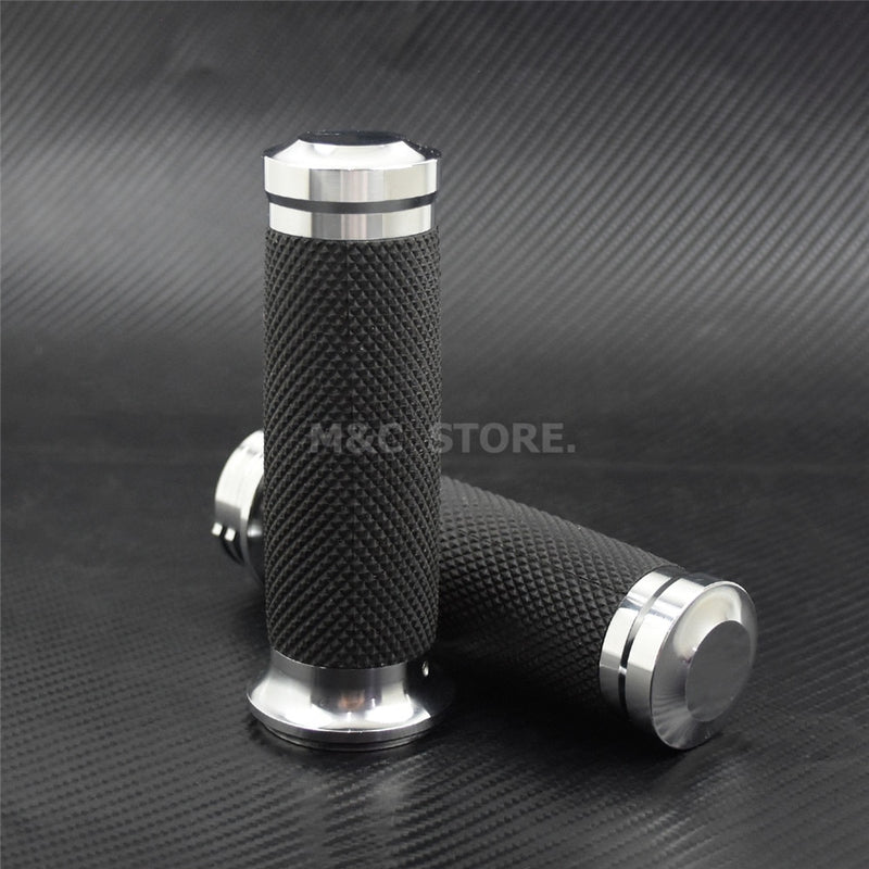 Universal Motorcycle 1&quot;25mm Hand Grips Handle Bar For Harley Touring Street Glide Sportster 883 1200 XL Dyna VRSC Softail Custom