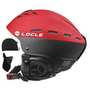 LOCLE Skihelm Herren Outdoor Sport Skihelm Damen Kinder CE Zertifizierung Ski Skateboard Snowboard Helm S/M/L/XL 52-64cm
