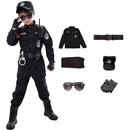 Kinder Verkehr Spezielle Polizei Halloween Karneval Party Performance Polizisten Uniform Kinder Armee Jungen Cosplay Kostüme 110-160CM