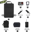 Universal Tactical MOLLE Car Seat Back Organizer military MOLLE Panel Vehicle Seat Cover Protector Kit Mat Black