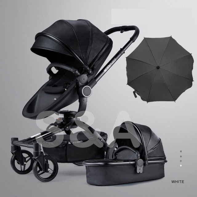 Fast &amp; Free Shipping Aulon Baby Stroller 3 in 1 Free Duty High land-scape  Pram Fashion Carriage on used for New Born to age 4