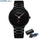 CRRJU Mens Watches Stainless Steel Men&