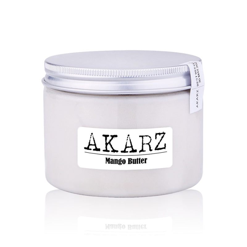 AKARZ brand Mango butter high-quality origin Southeast Asia white solid Skin care face products Cosmetic raw materials base oil