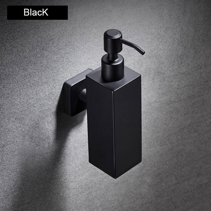 304 Stainless Steel Soap Dispenser Wall Mount, Manual Liquid Soap Dispenser Shampoo Dispenser for Kitchen and Bathroom