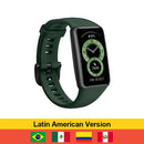 Globale Version Huawei Band 6 Band6 SpO2 BT5.0 1,47'' AMOLED-Bildschirm Herzfrequenz-Tracker 2-Wochen-Leben Braccialetto Relógio inte