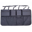 Auto-Kofferraum-Organizer, verstellbare Rücksitz-Aufbewahrungstasche, Netz, hohe Kapazität, Mehrzweck-Oxford-Autositz-Rückenlehnen-Organizer, universell