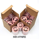 Großhandelseinzelteile Lashes Eye Bulk Lots 4/10/50/100 PCS Natürliche lange falsche Wimpern Fluffy Wispy Faux 3D Mink Lashes Soft Handmade