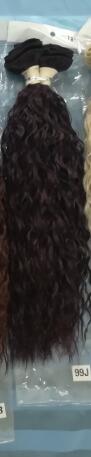 Lydia para mujer, tejido rizado sintético, 3 paquetes/lote, 18 "-22", Color natural, mechones de cabello ondulado gris plateado, extensiones de cabello Jerry Curl