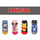 5 Paar/Los Frauen Socken Casual Korea Cartoon Tier Socken Baumwolle Nettes Mädchen lustige Maus Ente Söckchen Größe 35-41 Dropshipping