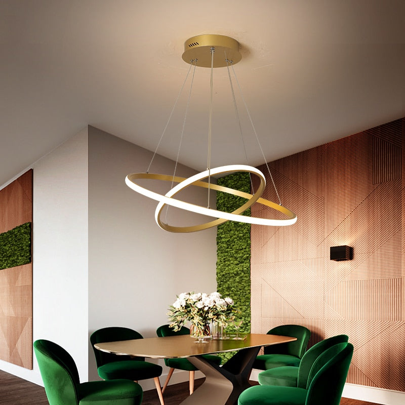 Kronleuchter Gold / Kaffee / Weiß Für Wohnzimmer Esszimmer Küche Zimmer runde Form Kronleuchter Leuchten Innenbeleuchtung