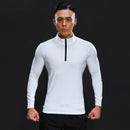 Bodybuilding Langarm Frühling Herbst Mann Kompression Fitness Running T-Shirts Schnell trocknend Sport T-Shirt Thight Brand Gym Bluse